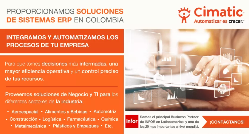 Soluciones ERP Colombia Integración Procesos Automatización